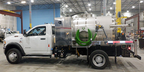 SHOUT OUT TO Nelson Furtado and all of Skeena Industrial Services portable toilet unit on a Dodge 5500 4x4